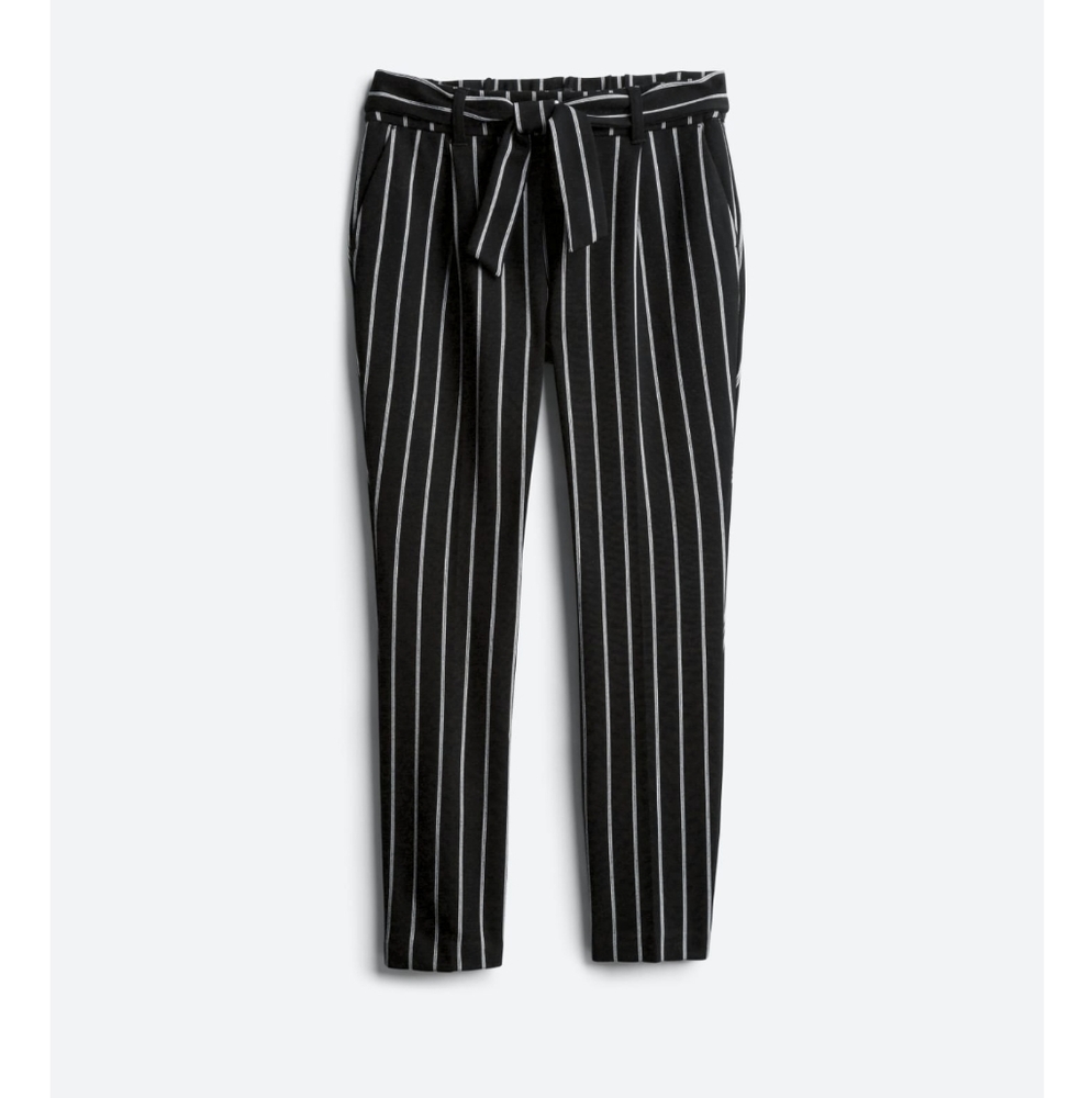 VIOLETS & ROSES Ava Tie Waist Straight Leg Pant
